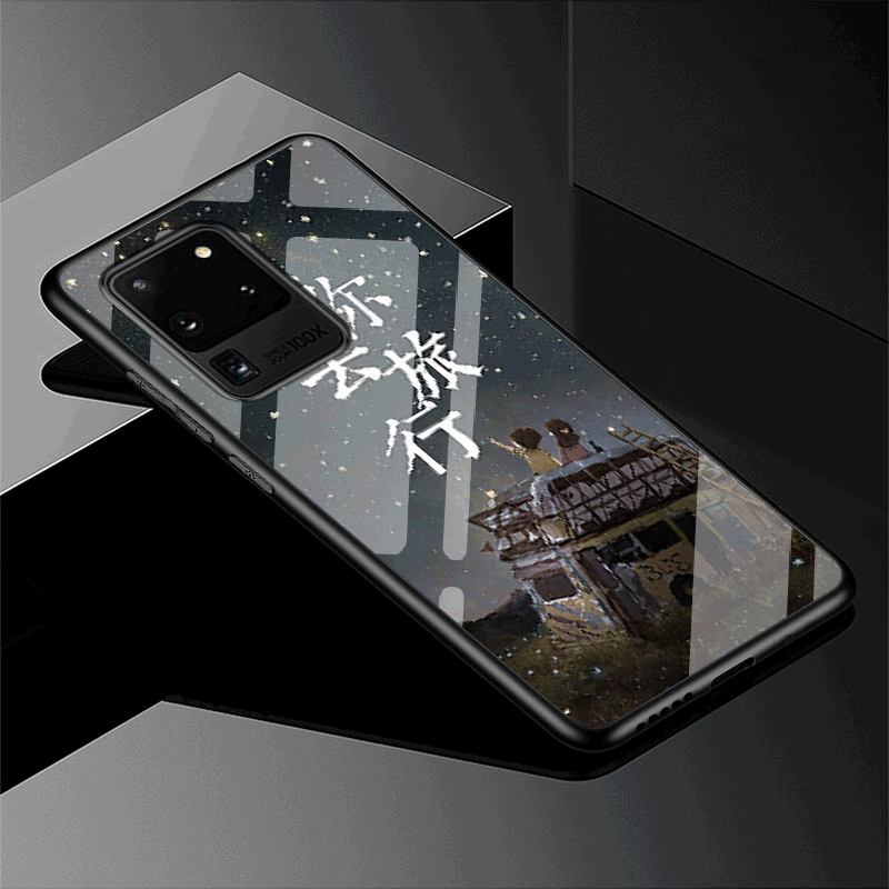 Samsung Galaxy S20 Ultra Coque Noir Étui Protection Étoile Incassable Modèle Personnalité