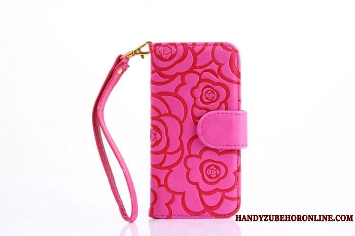 Samsung Galaxy S20 Ultra Coque Protection Rose Portefeuille Fleur Étui En Cuir Étoile Téléphone Portable