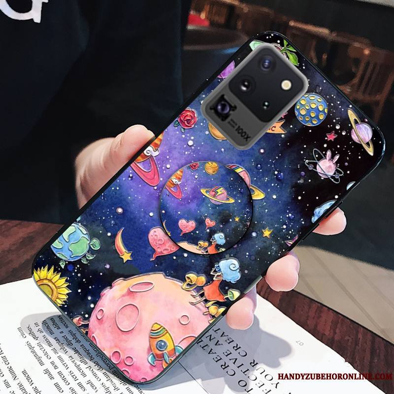 Samsung Galaxy S20 Ultra Créatif Fluide Doux Vent Ours Petit Coque De Téléphone Animal