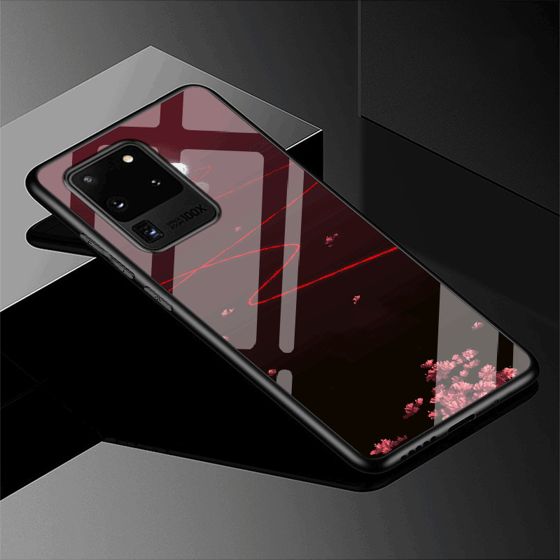 Samsung Galaxy S20 Ultra Silicone Personnalité Coque De Téléphone Protection Étoile Rouge Dessin Animé