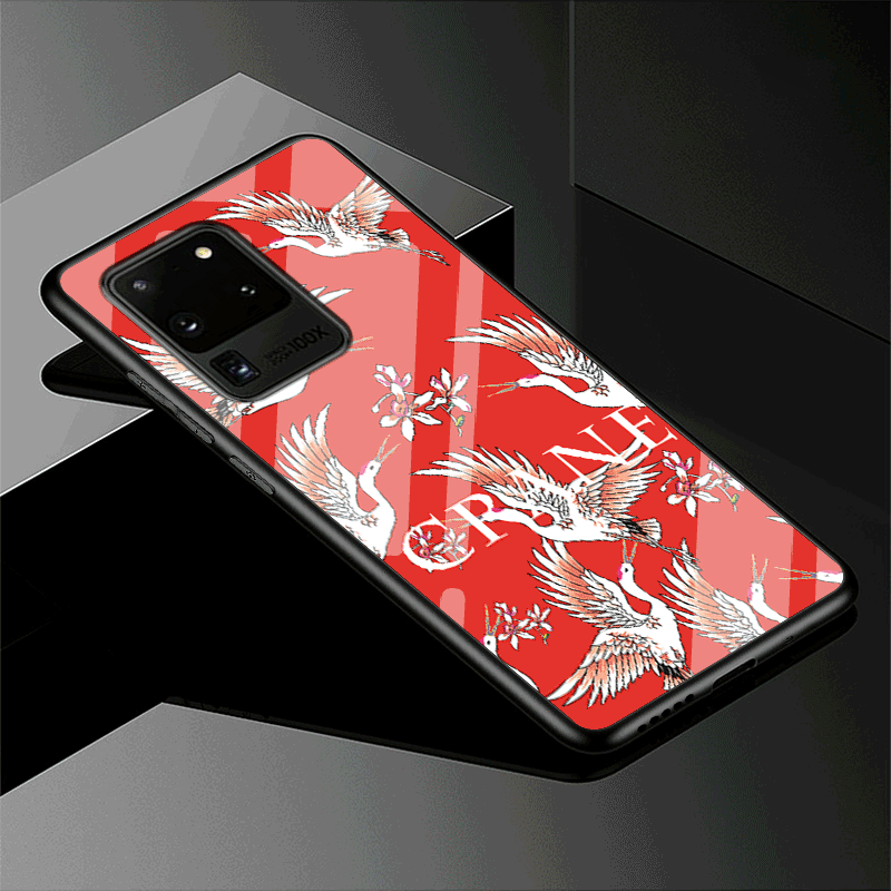 Samsung Galaxy S20 Ultra Silicone Personnalité Coque De Téléphone Protection Étoile Rouge Dessin Animé