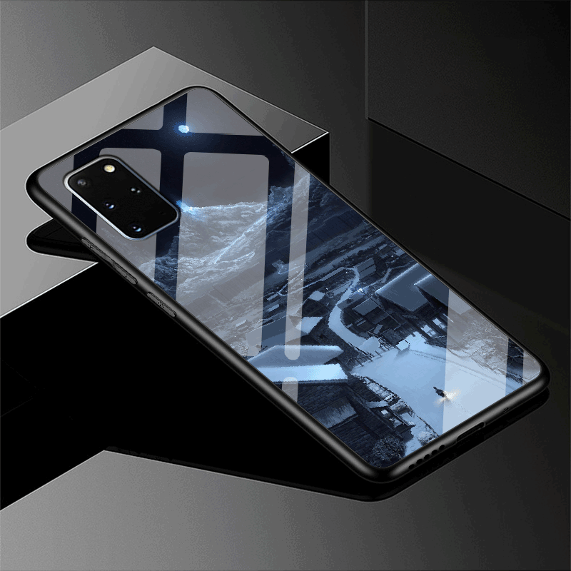 Samsung Galaxy S20+ Verre Personnalité Protection Modèle Incassable Coque De Téléphone Frais