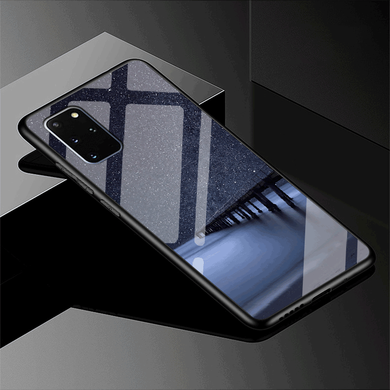 Samsung Galaxy S20+ Verre Personnalité Protection Modèle Incassable Coque De Téléphone Frais