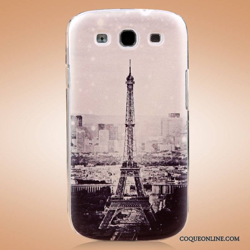 Samsung Galaxy S3 Coque Couvercle Arrière Protection Bleu Dessin Animé Étoile Peinture Étui