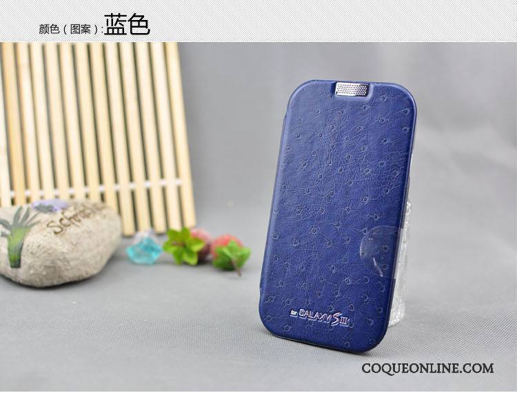 Samsung Galaxy S3 Coque Incassable Protection Silicone Étui En Cuir Téléphone Portable Fluide Doux Étoile