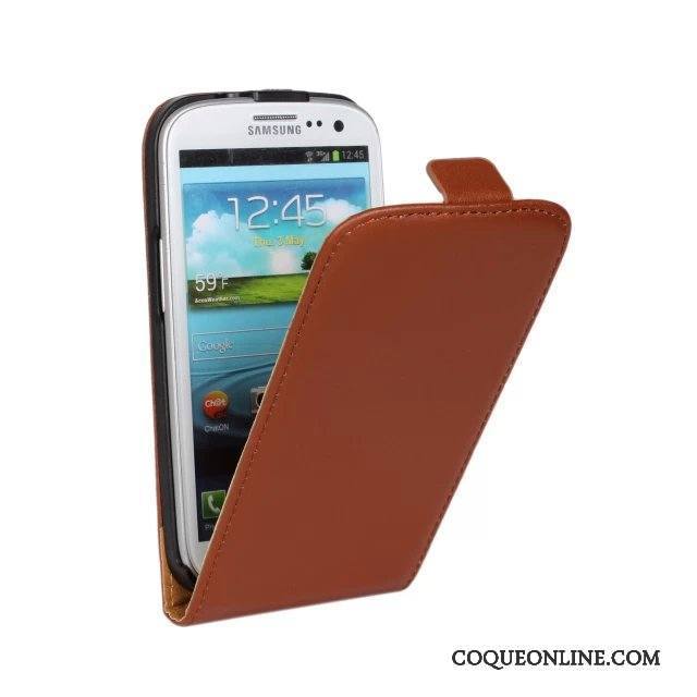 Samsung Galaxy S3 Cuir Véritable Étoile Étui Housse Téléphone Portable Étui En Cuir Coque De Téléphone