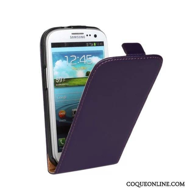 Samsung Galaxy S3 Cuir Véritable Étoile Étui Housse Téléphone Portable Étui En Cuir Coque De Téléphone