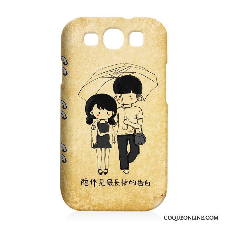 Samsung Galaxy S3 Dessin Animé Noir Coque De Téléphone Blanc Étoile Étui Protection