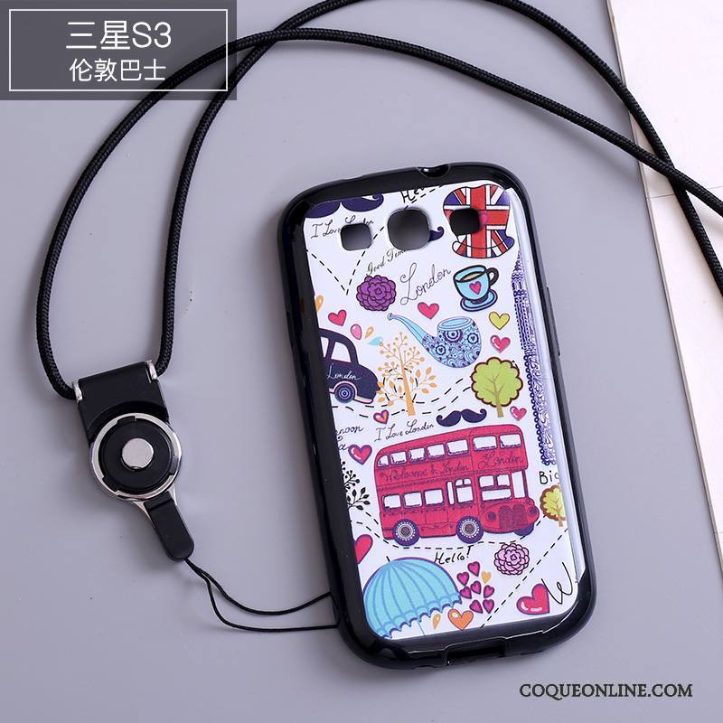 Samsung Galaxy S3 Multicolore Ornements Suspendus Dessin Animé Silicone Étoile Coque De Téléphone Étui