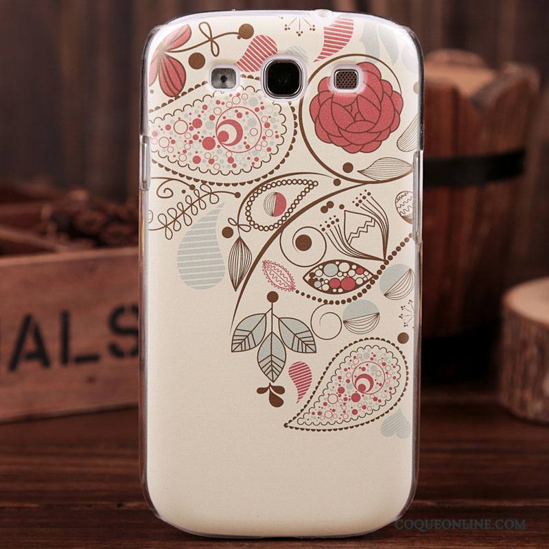 Samsung Galaxy S3 Protection Étoile Coque De Téléphone Couvercle Arrière Peinture Blanc