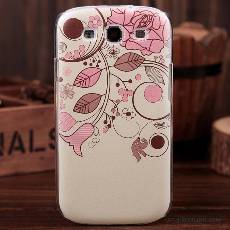 Samsung Galaxy S3 Protection Étoile Coque De Téléphone Couvercle Arrière Peinture Blanc