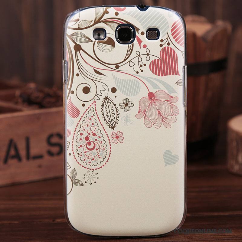 Samsung Galaxy S3 Protection Étoile Coque De Téléphone Couvercle Arrière Peinture Blanc