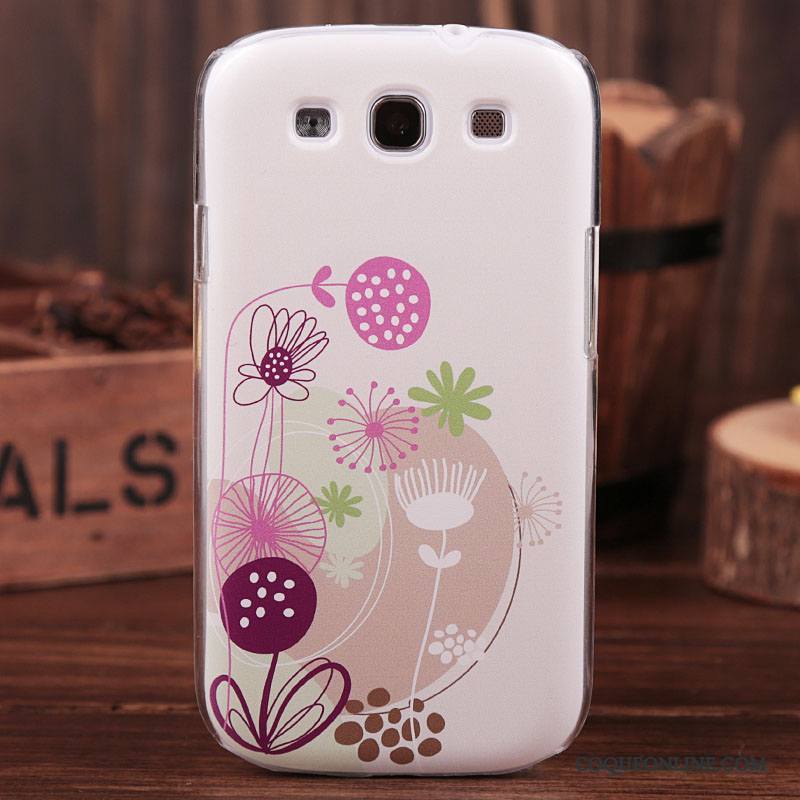 Samsung Galaxy S3 Protection Étoile Coque De Téléphone Couvercle Arrière Peinture Blanc