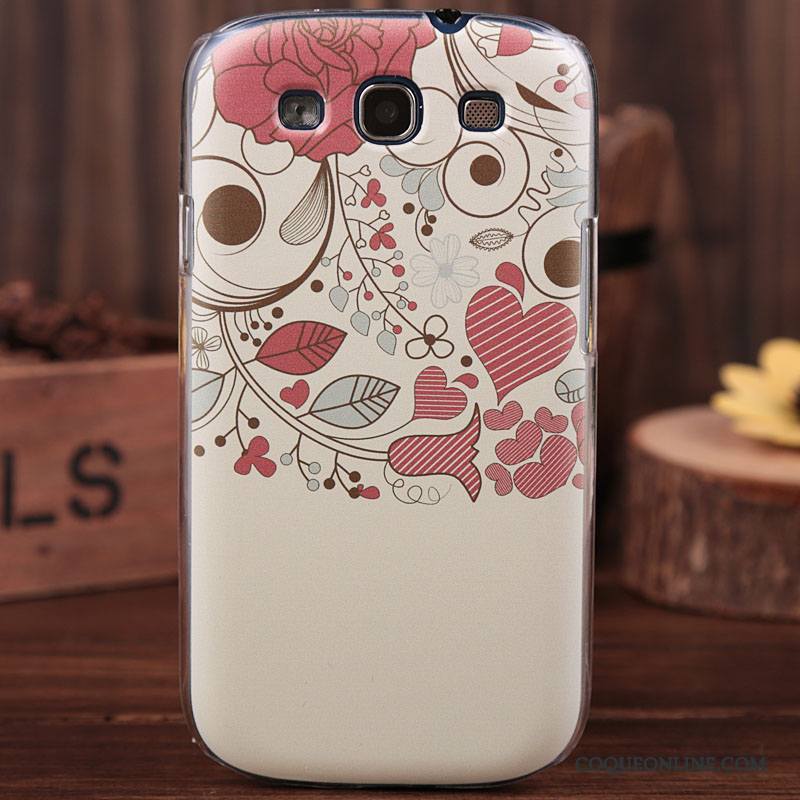 Samsung Galaxy S3 Protection Étoile Coque De Téléphone Couvercle Arrière Peinture Blanc