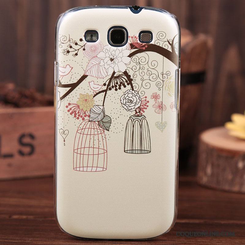 Samsung Galaxy S3 Protection Étoile Coque De Téléphone Couvercle Arrière Peinture Blanc