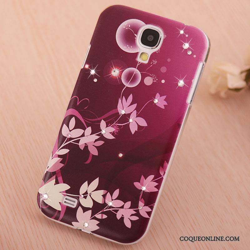 Samsung Galaxy S4 Coque De Téléphone Rose Étui Étoile Protection