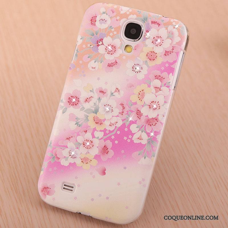 Samsung Galaxy S4 Coque De Téléphone Rose Étui Étoile Protection
