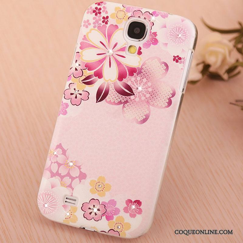 Samsung Galaxy S4 Coque De Téléphone Rose Étui Étoile Protection