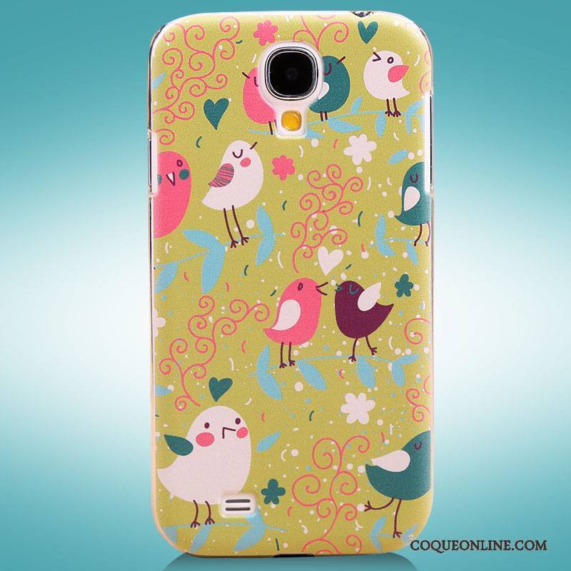 Samsung Galaxy S4 Coque De Téléphone Étoile Rose Étui Protection Peinture