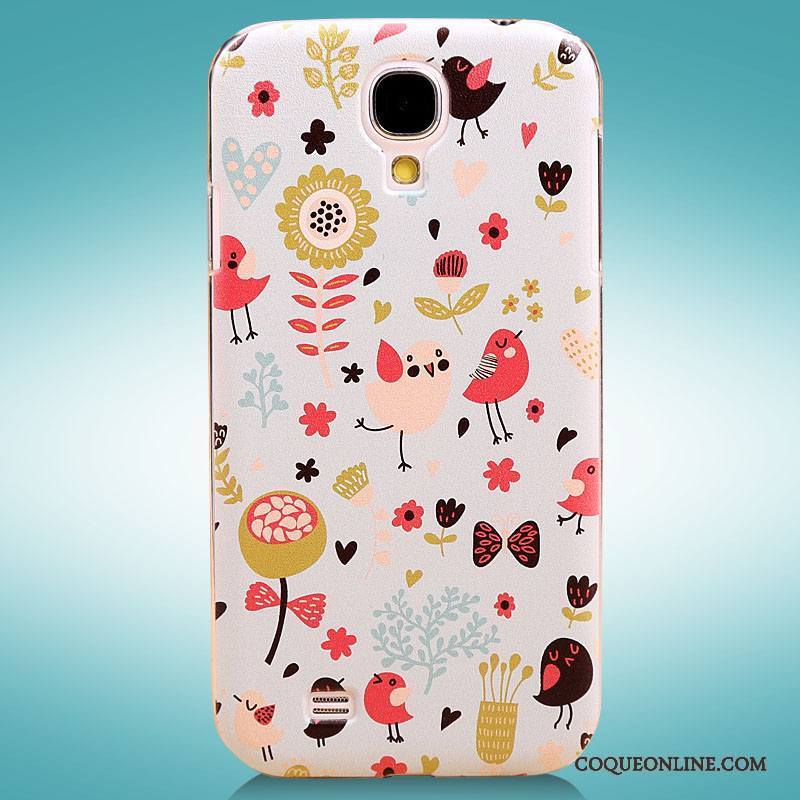 Samsung Galaxy S4 Coque De Téléphone Étoile Rose Étui Protection Peinture