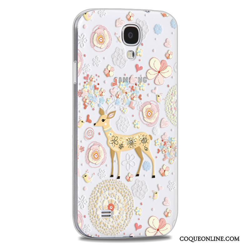 Samsung Galaxy S4 Coque Tendance Rose Incassable Étoile Protection Étui Dessin Animé