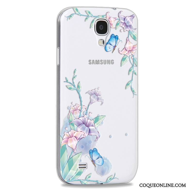 Samsung Galaxy S4 Coque Tendance Rose Incassable Étoile Protection Étui Dessin Animé