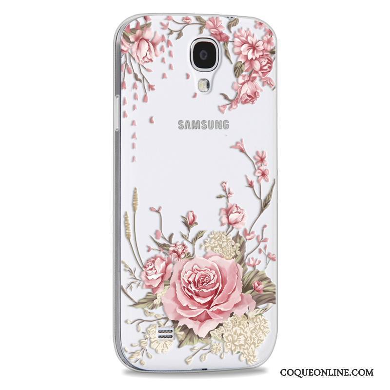 Samsung Galaxy S4 Coque Tendance Rose Incassable Étoile Protection Étui Dessin Animé