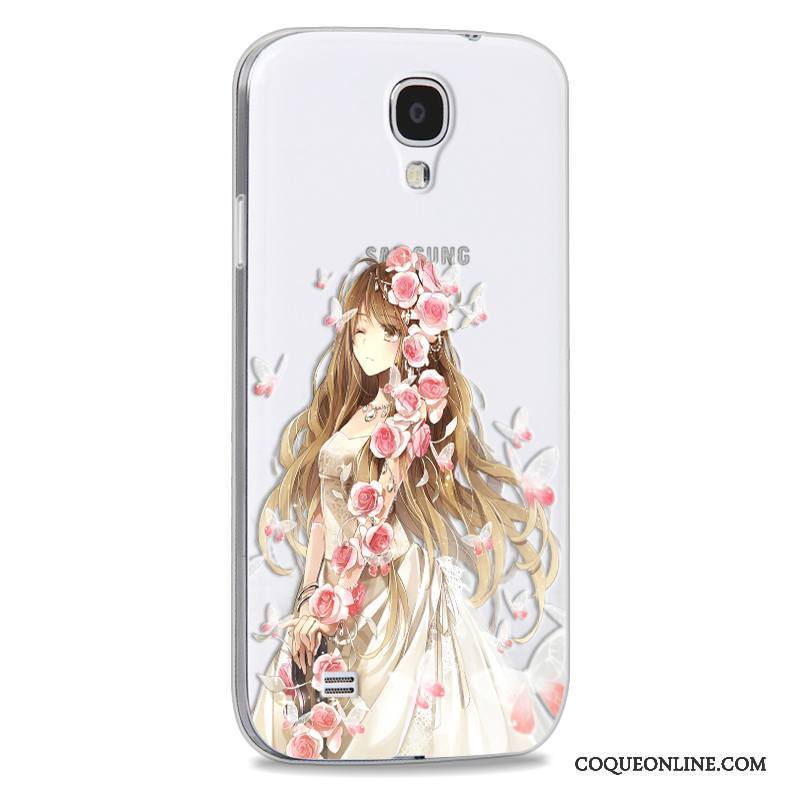 Samsung Galaxy S4 Coque Tendance Rose Incassable Étoile Protection Étui Dessin Animé