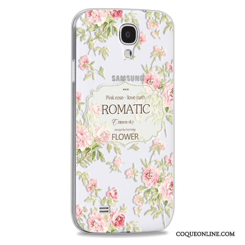 Samsung Galaxy S4 Coque Tendance Rose Incassable Étoile Protection Étui Dessin Animé