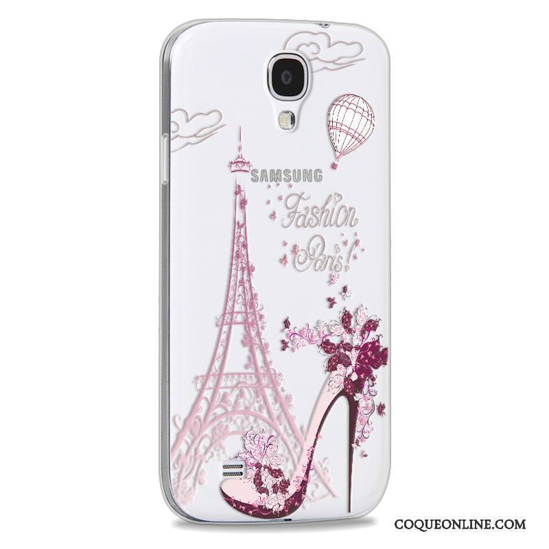 Samsung Galaxy S4 Coque Tendance Rose Incassable Étoile Protection Étui Dessin Animé