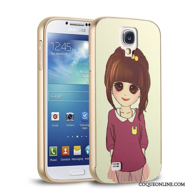 Samsung Galaxy S4 Métal Coque De Téléphone Protection Rouge Étui Étoile Téléphone Portable