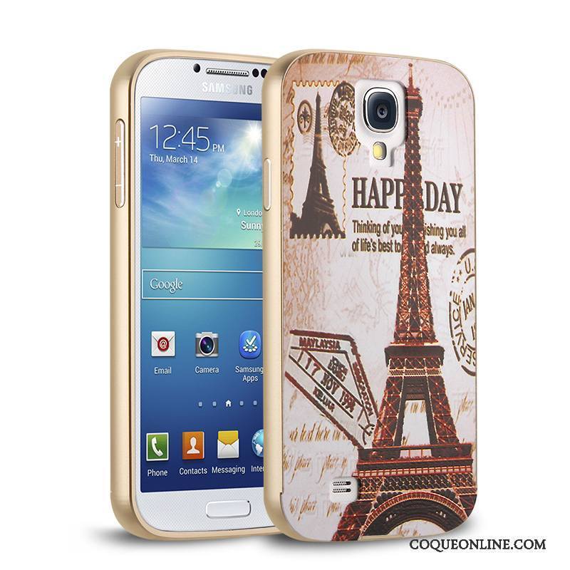 Samsung Galaxy S4 Métal Coque De Téléphone Protection Rouge Étui Étoile Téléphone Portable