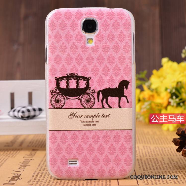 Samsung Galaxy S4 Protection Modèle Fleurie Nouveau Rose Téléphone Portable Cuir Coque De Téléphone