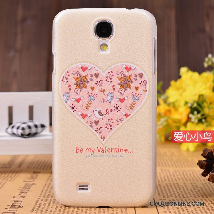 Samsung Galaxy S4 Protection Modèle Fleurie Nouveau Rose Téléphone Portable Cuir Coque De Téléphone