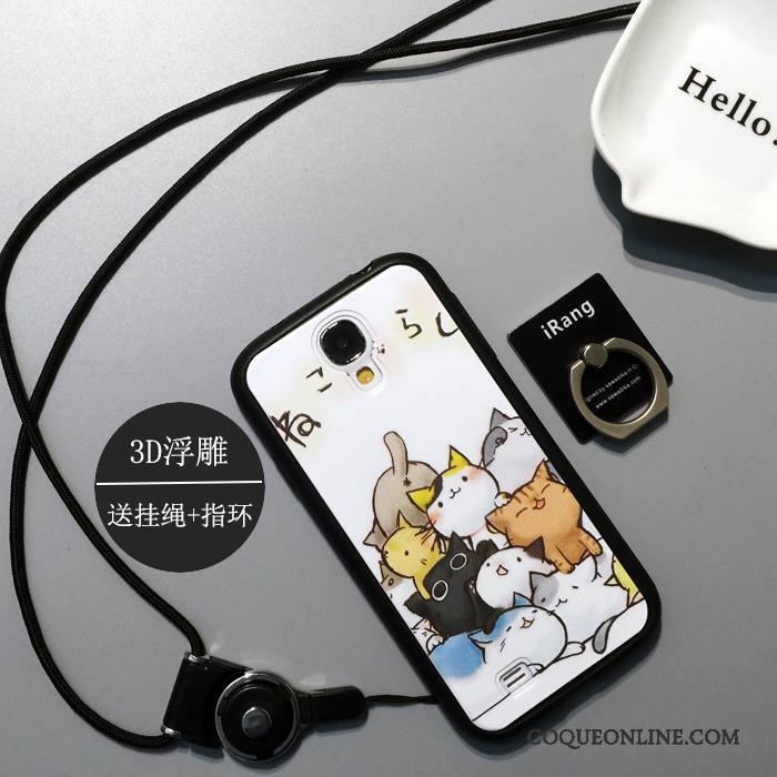 Samsung Galaxy S4 Tout Compris Étoile Dessin Animé Coque De Téléphone Charmant Silicone Noir