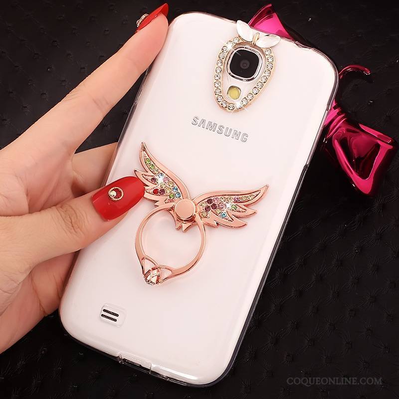 Samsung Galaxy S4 Étoile Silicone Transparent Très Mince Protection Anneau Coque De Téléphone