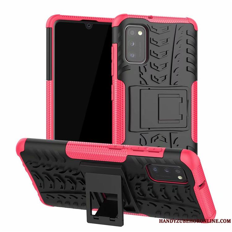 Samsung Galaxy S41 Coque Étui Support Protection Rouge Étoile Modèle Fleurie Créatif