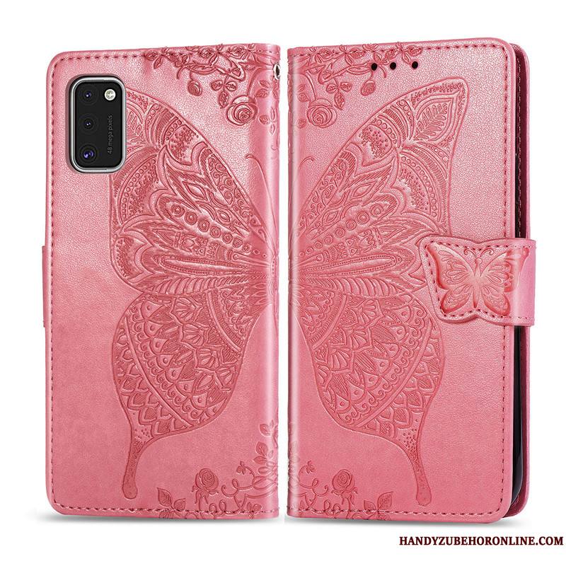 Samsung Galaxy S41 Gaufrage Similicuir Étui En Cuir Coque De Téléphone Étoile Papillon Fleur