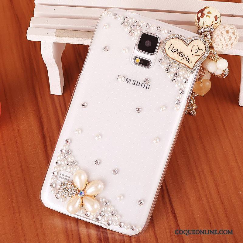 Samsung Galaxy S5 Coque Difficile Tendance Étoile Étui Violet Protection Strass