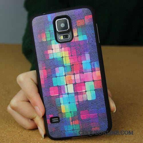 Samsung Galaxy S5 Coque Silicone Fluide Doux Étoile Difficile Couvercle Arrière Incassable Protection