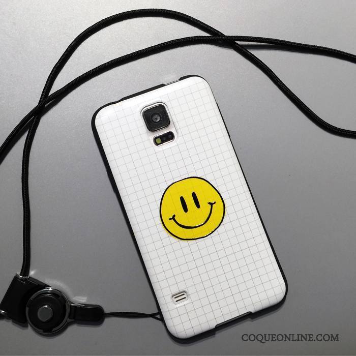 Samsung Galaxy S5 Coque Étui Tout Compris Charmant Noir Incassable Fluide Doux Dessin Animé