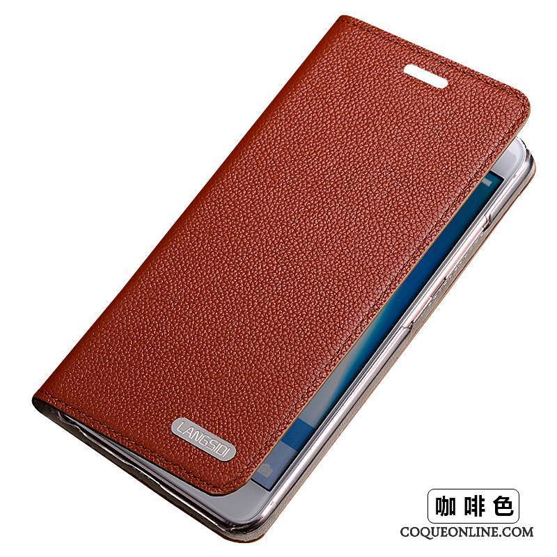 Samsung Galaxy S5 Cuir Véritable Protection Étui En Cuir Bleu Coque De Téléphone Clamshell Légère