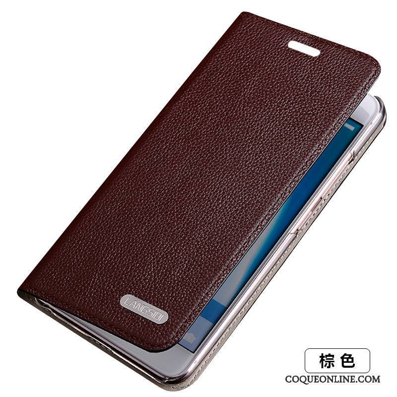 Samsung Galaxy S5 Cuir Véritable Protection Étui En Cuir Bleu Coque De Téléphone Clamshell Légère