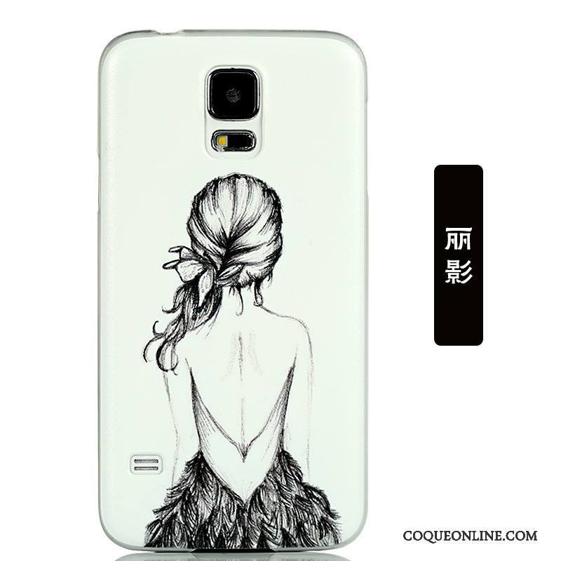 Samsung Galaxy S5 Dessin Animé Coque De Téléphone Couvercle Arrière Étoile Protection Tendance Vert