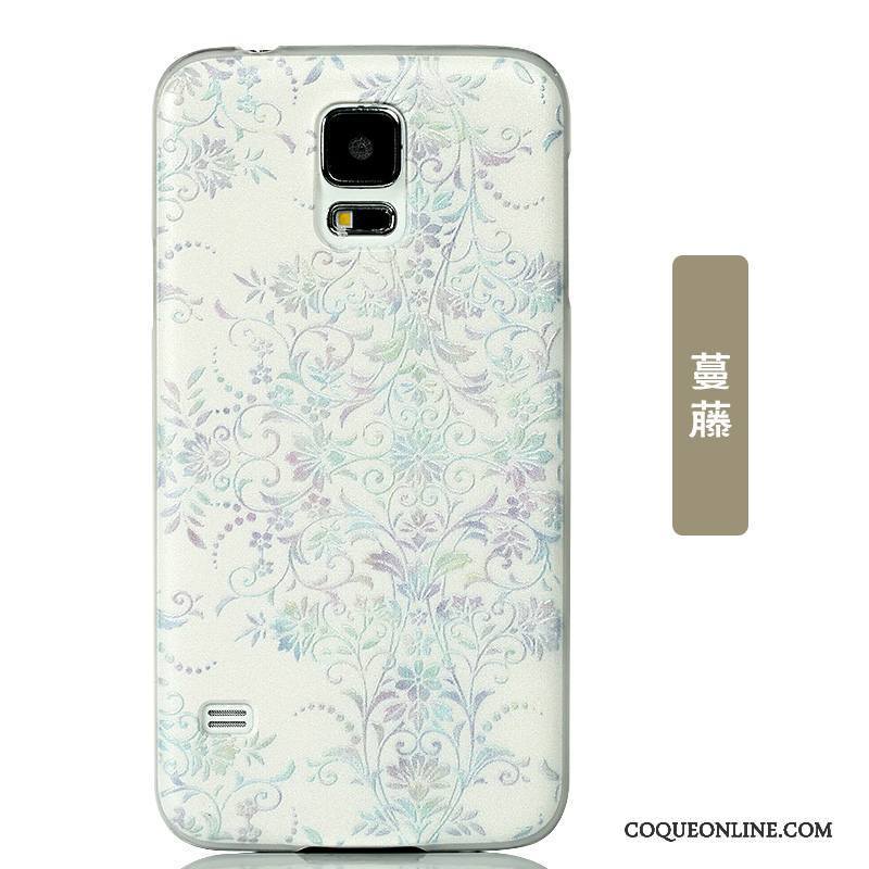 Samsung Galaxy S5 Dessin Animé Coque De Téléphone Couvercle Arrière Étoile Protection Tendance Vert