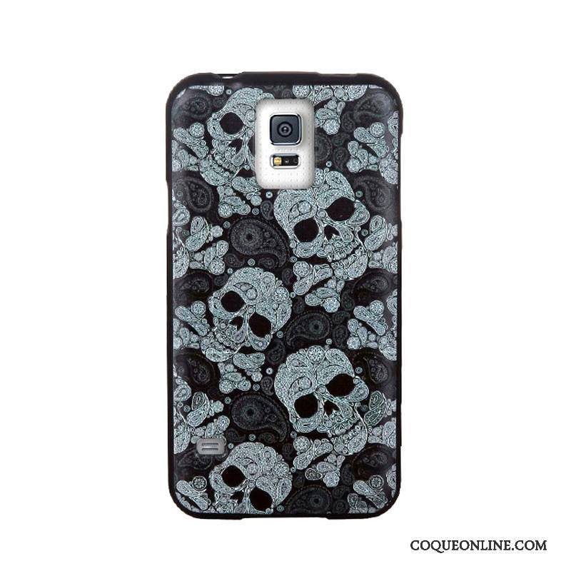 Samsung Galaxy S5 Dessin Animé Tempérer Étui Coque De Téléphone Gaufrage Étoile Tendance