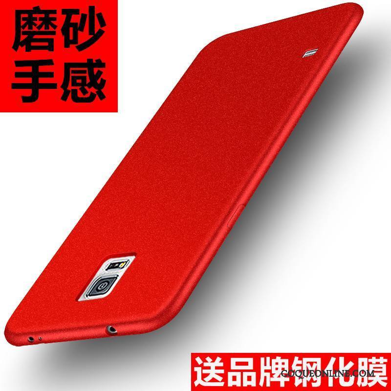 Samsung Galaxy S5 Fluide Doux Incassable Tout Compris Rouge Coque Protection Étui