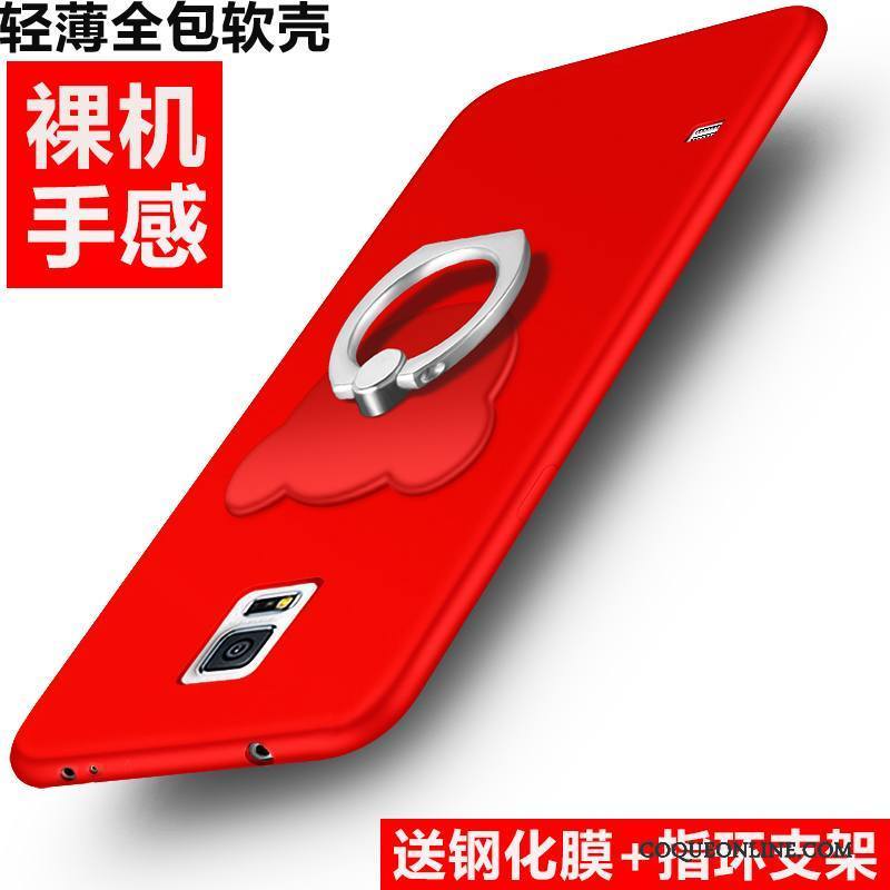 Samsung Galaxy S5 Fluide Doux Incassable Tout Compris Rouge Coque Protection Étui