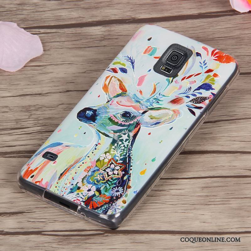 Samsung Galaxy S5 Incassable Coque De Téléphone Étui Violet Silicone Téléphone Portable Protection