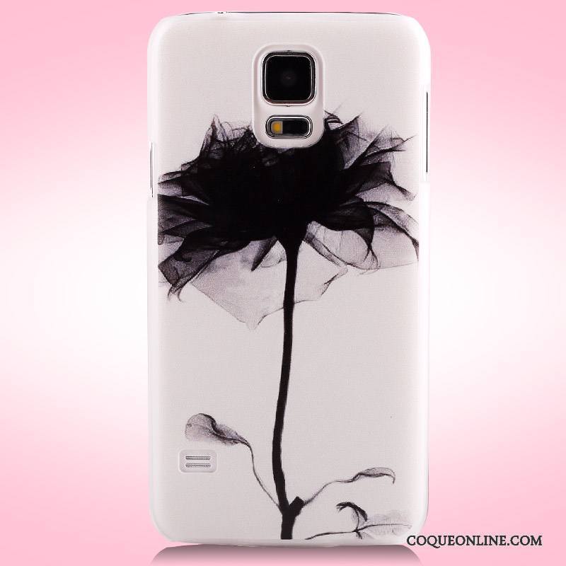 Samsung Galaxy S5 Peinture Coque De Téléphone Difficile Téléphone Portable Étoile Violet Étui